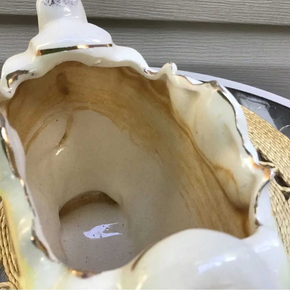 Vintage Floral Ceramic Vase, 40’s or 50’s, possibly McCoy